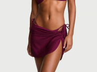 Роздільний купальник зі спідницею Victoria's Secret топ та плавки чики 1159834265 (Бордовий 32A/XS)