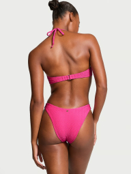 Раздельный купальник Victoria's Secret топ-бюст Push-Up и плавки бразильяны 1159835058 (Розовый 38DDD/XL)