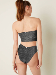 Раздельный купальник Victoria's Secret Pink бандо и плавки чики 1159836948 (Черный L)