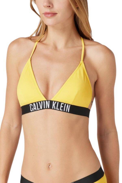 Топ для плавания Calvin Klein с логотипом 1159812399 (Желтый, XS)