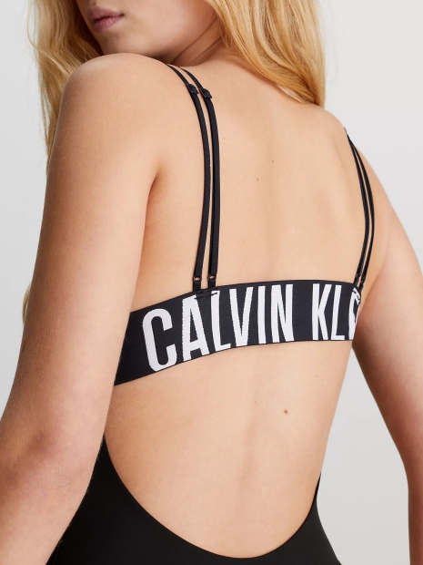 Женское боди Calvin Klein комбидресс с открытой спиной 1159816058 (Черный XL)