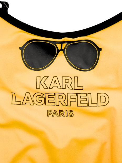 Сдельный купальник Karl Lagerfeld Paris с принтом 1159820293 (Желтый XS)