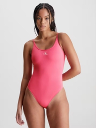 Сдельный купальник Calvin Klein с логотипом 1159808968 (Розовый, M)
