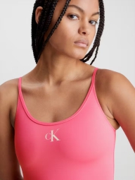 Сдельный купальник Calvin Klein с логотипом 1159808967 (Розовый, S)