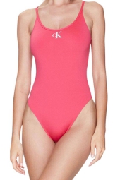 Сдельный купальник Calvin Klein с логотипом 1159808967 (Розовый, S)