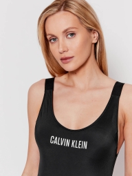 Сдельный купальник Calvin Klein с открытой спиной 1159814535 (Черный, S)