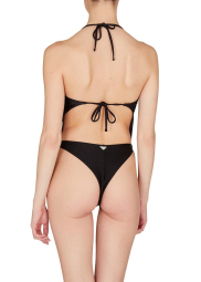 Сдельный купальник Emporio Armani с бахромой 1159832242 (Черный L)