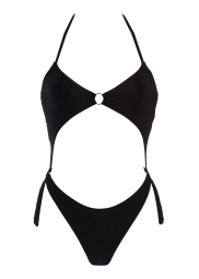 Купальник Emporio Armani з бахромою 1159832242 (Чорний L).