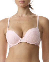 Набор бюстгальтеров Tommy Hilfiger Push-Up 1159833314 (Черный/Розовый 36C)