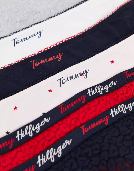 Набір із 5 трусиків тонг Tommy Hilfiger Оригінал M