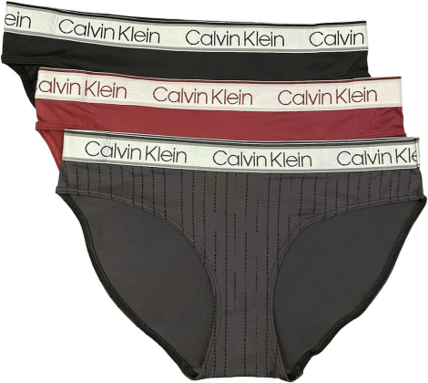 Набор из 3 трусиков бикини Calvin Klein 1159782748 (Разные цвета, XS)