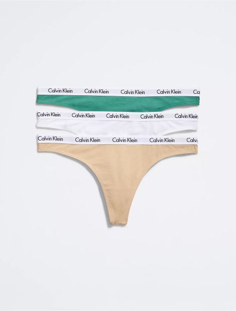 Женские трусики тонг Calvin Klein набор 1159789115 (Разные цвета, M)