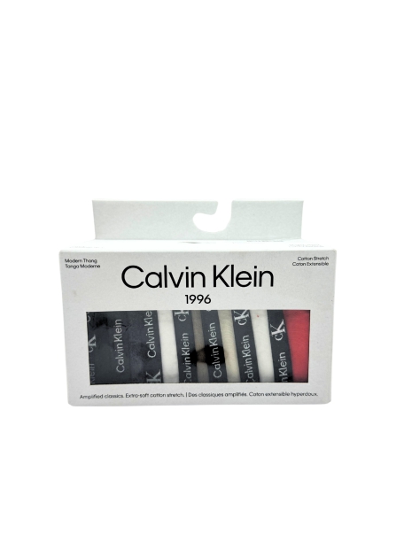 Набір із 7 трусиків тонг Calvin Klein з логотипом оригінал