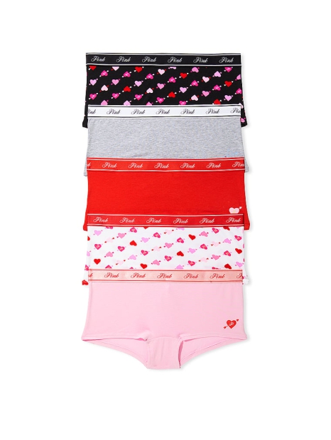 Набор трусиков шортиков Victoria's Secret Pink 1159806296 (Разные цвета, XL)