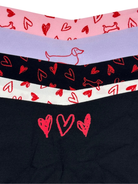 Набор бесшовных трусиков Victoria's Secret Pink тонг 1159803637 (Разные цвета, L)