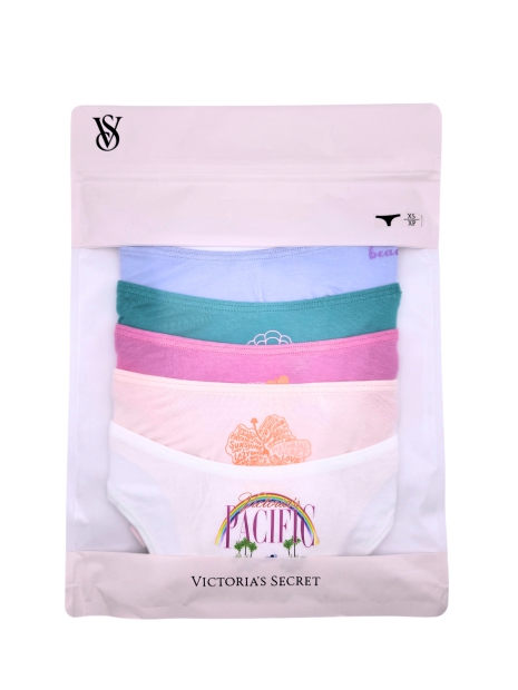 Женские трусики тонг Victoria's Secret набор 1159806430 (Разные цвета, XS)