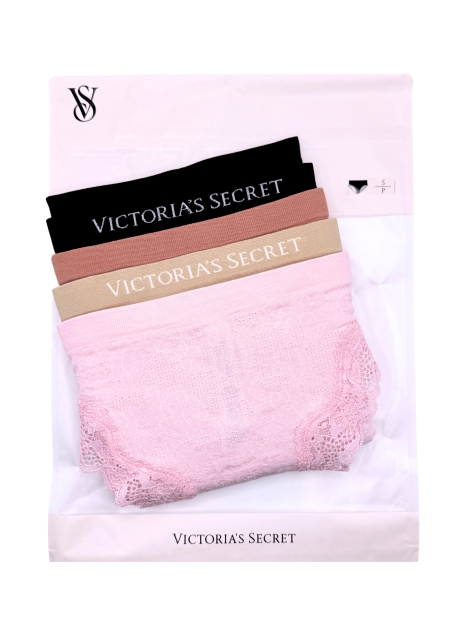 Женские трусики брифы Victoria's Secret с высокой посадкой 1159807190 (Разные цвета, XL)
