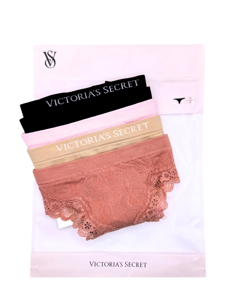 Женские трусики тонг Victoria's Secret набор 1159805574 (Разные цвета, L)