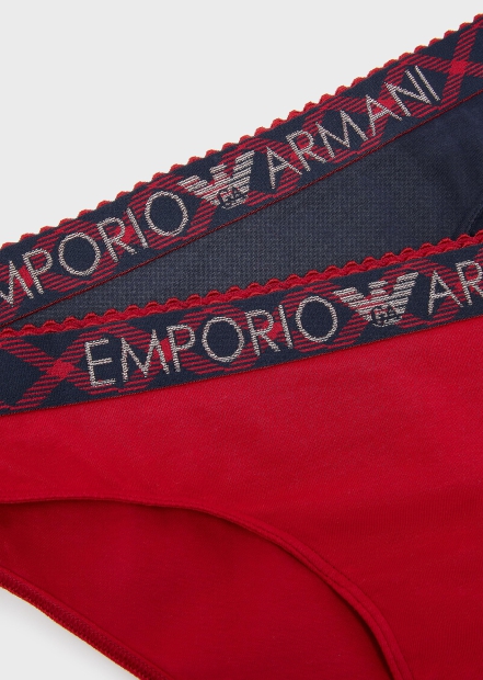 Жіночі трусики брифи Emporio Armani набір 1159809917 (Різнокольоровий, XS)