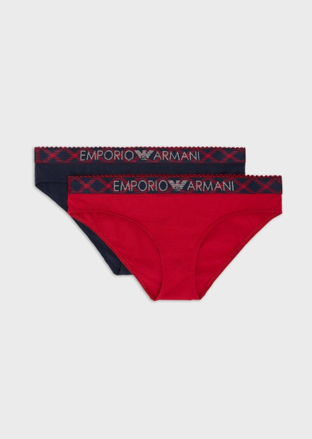 Жіночі трусики брифи Emporio Armani набір 1159809917 (Різнокольоровий, XS)