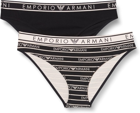 Женские трусики брифы Emporio Armani набор 1159812338 (Черный, XS)