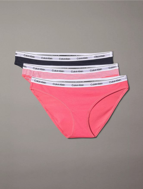 Набір з 3 трусиків бікіні Calvin Klein 1159816483  (Різнокольоровий M)
