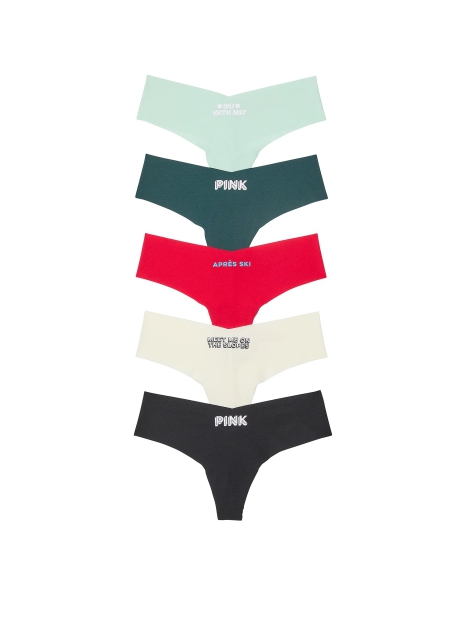 Набір трусиків Victoria's Secret Pink тонг 1159820303 (Різні кольори M)