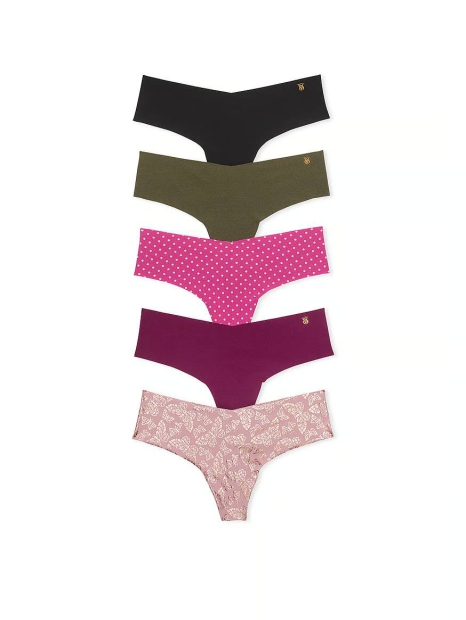 Набір безшовних трусиків тонг Victoria's Secret 1159822012 (Різні кольори XL)