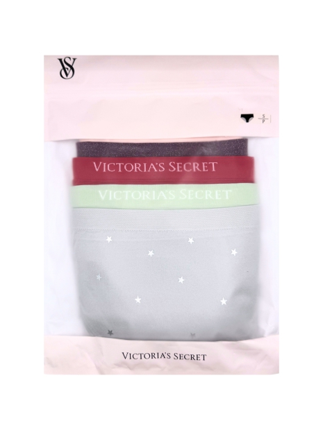 Женские гладкие трусики брифы Victoria's Secret с высокой посадкой 1159823693 (Разные цвета XS)