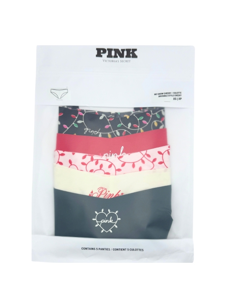 Набір безшовних трусиків Victoria's Secret PINK 1159823700 (Різні кольори XS)