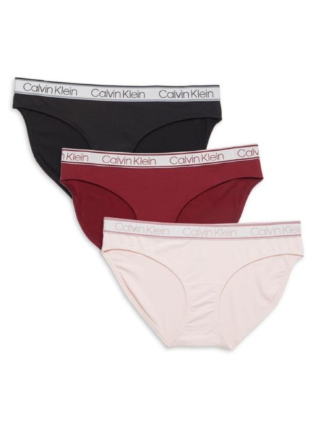 Набір із 3 трусиків бікіні Calvin Klein з логотипом 1159824054 (Різні кольори M)