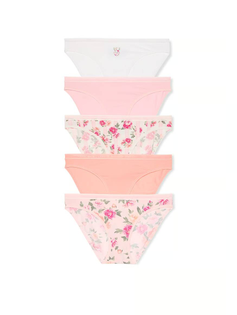 Набор хлопковых трусиков Victoria's Secret бикини 1159831598 (Разные цвета XL)