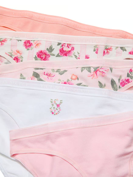 Набор хлопковых трусиков Victoria's Secret бикини 1159831598 (Разные цвета XL)