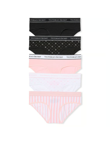 Набір трусиків хіпхаггерів Victoria's Secret 1159830836 (Різні кольори XL)