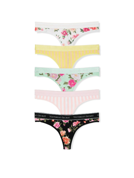 Набор женских трусиков Victoria's Secret тонг 1159832213 (Разные цвета L)