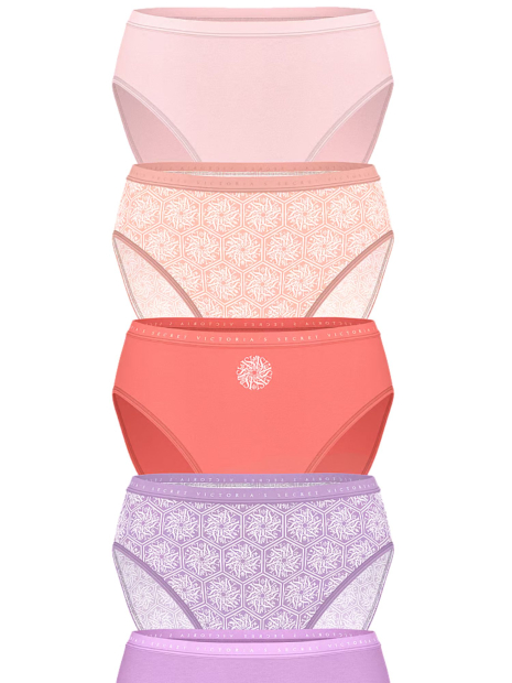 Женские хлопковые трусики брифы Victoria's Secret 1159833496 (Разные цвета XL)