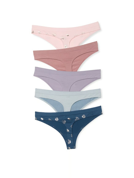 Набір трусиків тонг Victoria's Secret 1159833529 (Різні кольори M)