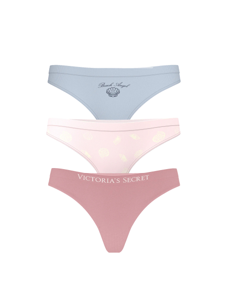 Набір трусиків тонг Victoria's Secret 1159833529 (Різні кольори M)
