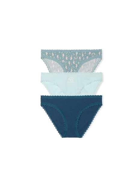 Набор хлопковых трусиков Victoria's Secret бикини 1159833544 (Разные цвета M)