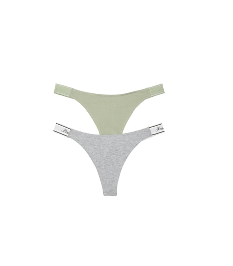 Женские трусики тонг Victoria's Secret Pink набор 1159834123 (Разные цвета S)