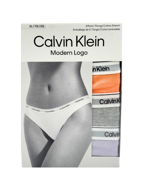 Жіночі трусики тонг Calvin Klein набір 1159824892 (Різні кольори XL)