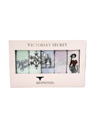 Набор из хлопковых трусиков-танга Victoria's Secret 1159758116 (Разные цвета, S)