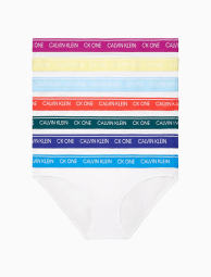 Набор из 7 трусиков бикини Calvin Klein с логотипом 1159777506 (Разные цвета, XL)