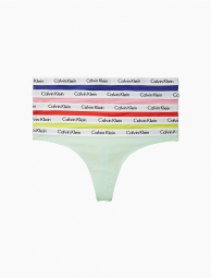 Женские трусики тонг Calvin Klein набор 1159778108 (Разные цвета, M)