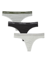 Набор из 3 трусиков тонг Calvin Klein 1159782976 (Разные цвета, XL)