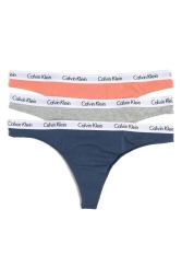 Женские трусики тонг Calvin Klein набор 1159793612 (Разные цвета, L)
