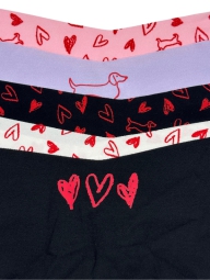 Набор бесшовных трусиков Victoria's Secret Pink тонг 1159803637 (Разные цвета, L)