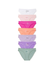 Набор из 7 трусиков бикини Victoria's Secret 1159806106 (Разные цвета, XS)