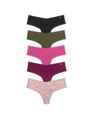 Набір безшовні трусиків тонг Victoria's Secret 1159821282 (Різні кольори XS)