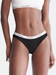 Набір з 3 трусиків бікіні Calvin Klein з логотипом 1159823184 (Чорний/Білий XS)